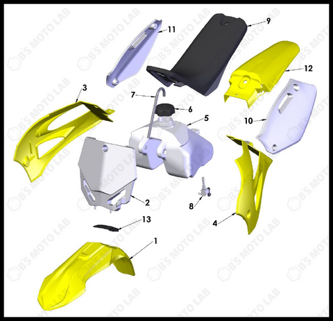 Plastic and Seat, 2024 Cobra CX-50-JR