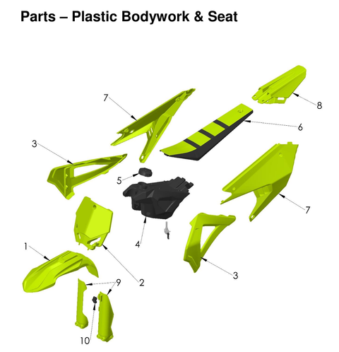 Plastic Bodywork & Seat, 2027 COBRA CX65