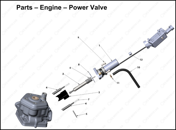 Engine – Power Valve, 2025 COBRA CX-65