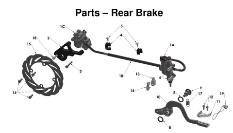 Rear Brake, 2027 COBRA CX65