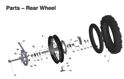 Rear Wheel, 2027 COBRA CX65