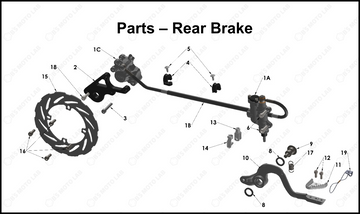 Rear Brake System, 2025 COBRA CX-65