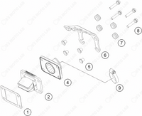 REED VALVE CASE, 2024 KTM SX-50-F