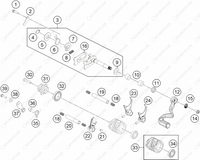 SHIFTING MECHANISM, 2024 KTM 65-SX