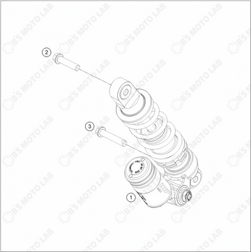 SHOCK ABSORBER, 2024 Husquvarna TC-50