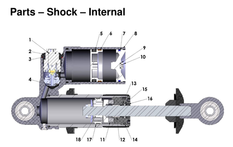Shock - Internal, 2027 COBRA CX50 JR