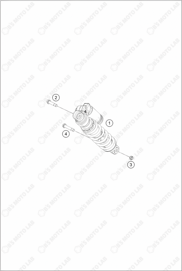 SHOCK ABSORBER, 2024 KTM 65-SX