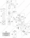 SHOCK ABSORBER DISASSEMBLED, 2024 Husquvarna TC-50