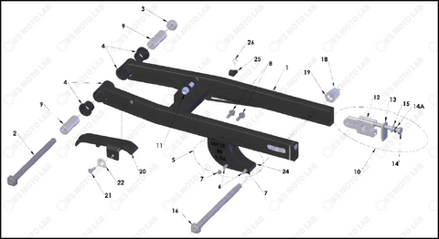 Swingarm, 2024 Cobra 50-SR