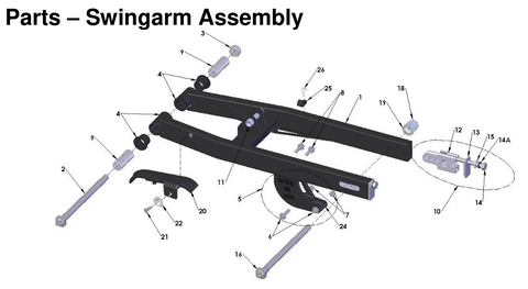 Swingarm, 2026 COBRA CX-50-SR