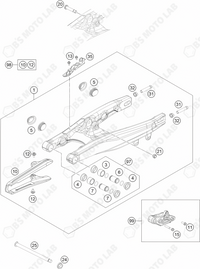 SWING ARM, 2024 Husquvarna TC-65