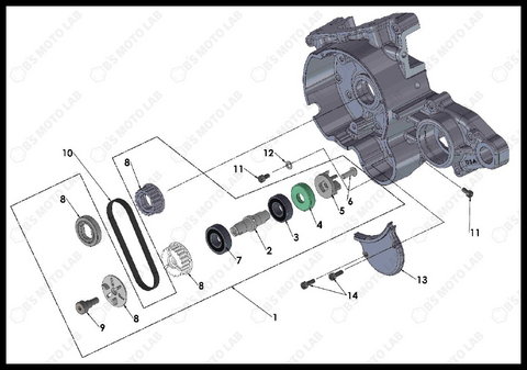 Engine - Ignition and Water Pump, 2024 Cobra CX-50-JR