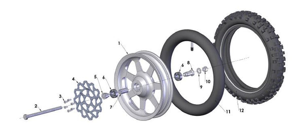 WHEEL FRONT - 2014 CX50 JR