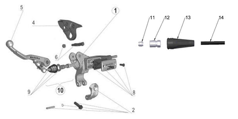 CLUTCH MASTER CYLINDER - 2018 CX65