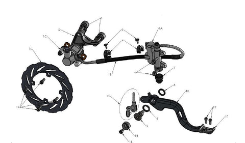 BRAKE - REAR - 2016 CX65