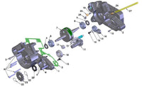 ENGINE - BOTTOM END & TRANSMISSION 2014 CX50 SR