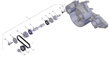 ENGINE - WATER PUMP 2016 CX50 SR