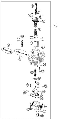 CARBURETOR - 2017 CX50 FWE