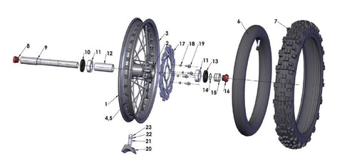 WHEEL - FRONT - 2016 CX65