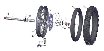 WHEEL - FRONT - 2016 CX65