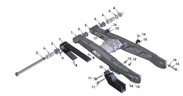 SWINGARM ASSEMBLY - 2016 CX65