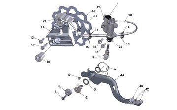 BRAKE - REAR 2016 CX50 SR