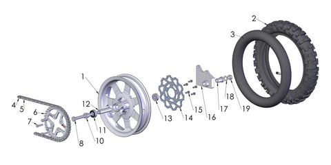WHEEL - REAR - 2017 CX50 FWE