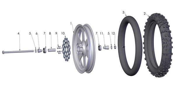WHEEL - FRONT - 2014 CX50 SR