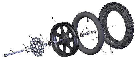 WHEEL FRONT - 2017 CX50 JR