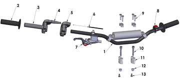 HANDLEBARS AND CONTROLS - 2018 CX50 SR