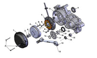 ENGINE - EXTERNAL LEFT PARTS SIDE - 2014 CX65