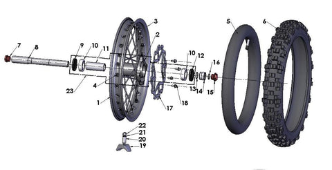 WHEEL - FRONT - 2020 CX65