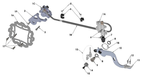 BRAKE - REAR - 2018 CX65