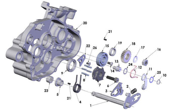 ENGINE - SHIFT MECHANISM - 2017 CX65