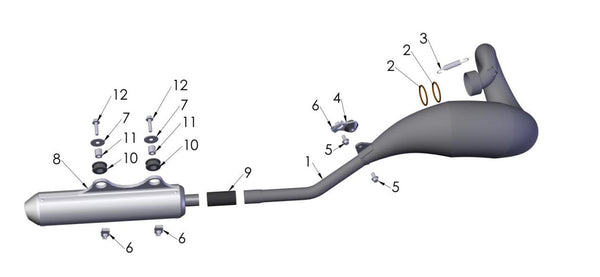 EXHAUST SYSTEM - 2016.5 CX50 FWE