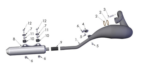 EXHAUST SYSTEM - 2017 CX50 FWE