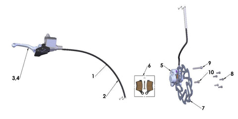 BRAKE - FRONT 2018 CX50 P3
