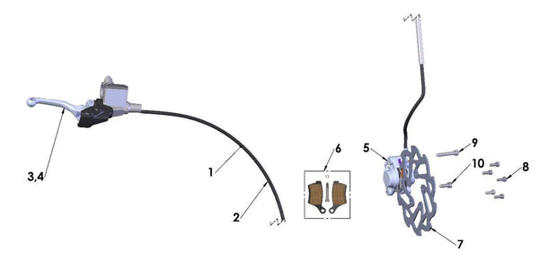 BRAKE - FRONT 2021 CX50 SR