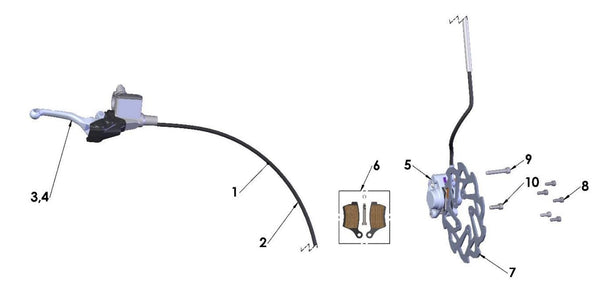 BRAKE - FRONT 2020 CX50 SR