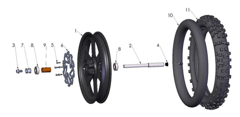 WHEEL - FRONT - 2021 CX50 SR