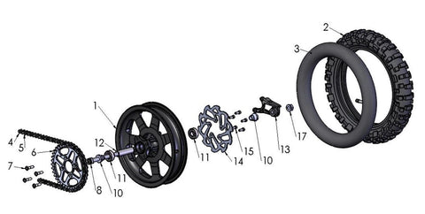 WHEEL - REAR - 2020 CX50 SR