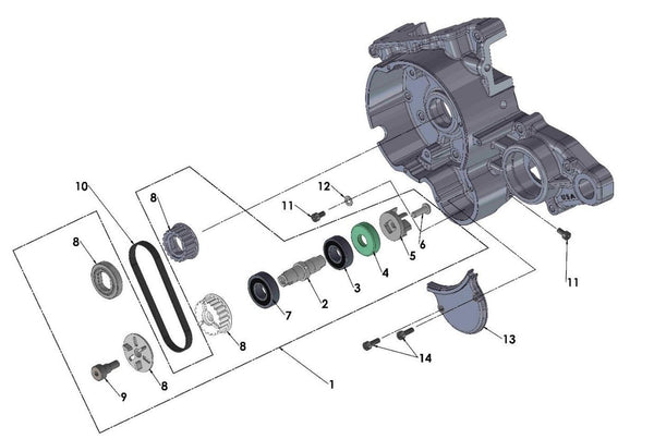 ENGINE - WATER PUMP 2017 CX50 P3