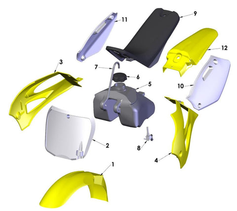 BODYWORK - SEAT - TANK - 2019 CX50 P3