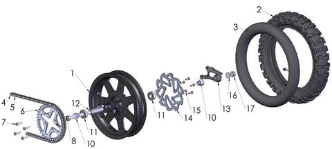 WHEEL - REAR - 2021 CX50 P3
