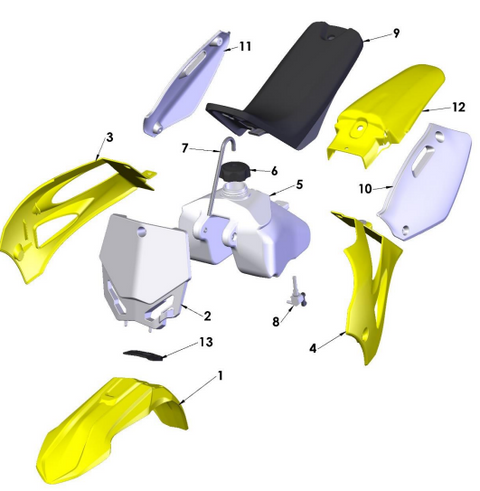 BODYWORK - SEAT - TANK - 2023 CX50 JR