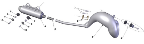 EXHAUST SYSTEM - 2023 CX50 JR
