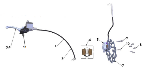 BRAKE - FRONT 2023 CX50 JR