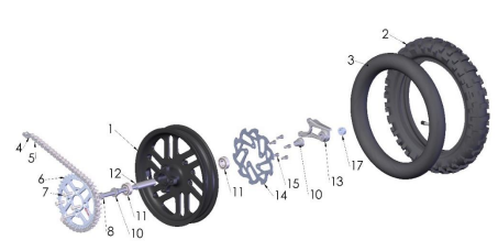 WHEEL - REAR - 2023 CX50 JR