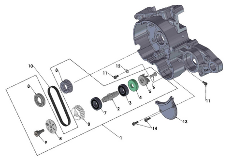 ENGINE - WATER PUMP 2023 CX50 JR
