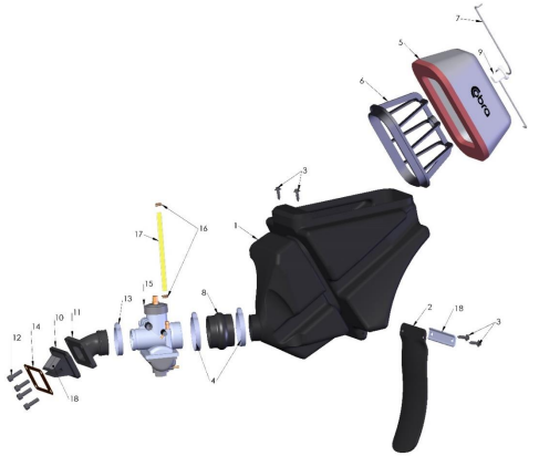 AIRBOX AND INLET SYSTEM 2021 CX65
